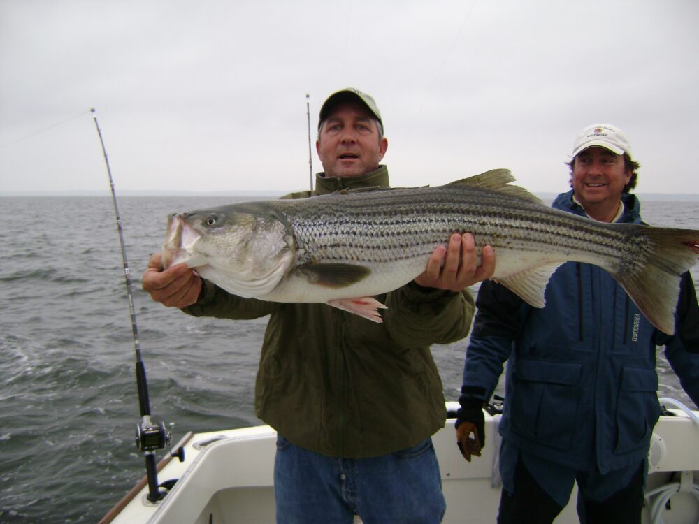 catching a large fish on TWT Fishing Charters
